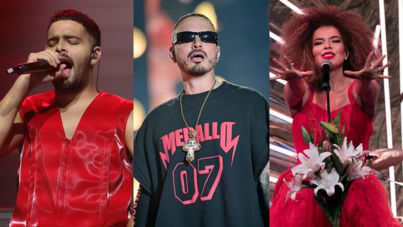Pedro Sampaio, J Balvin e Vanessa da Mata no Rock In Rio