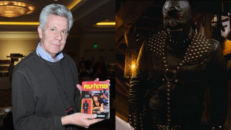 Stephen Hibbert interpretou Gimp em 'Pulp Fiction' (Fotos: Albert L. Ortega/Getty Images e Reprodução/Miramax)