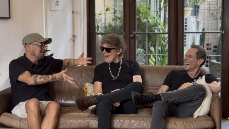 Titãs em entrevista à Rolling Stone Brasil (Foto: Luan Bertolini)
