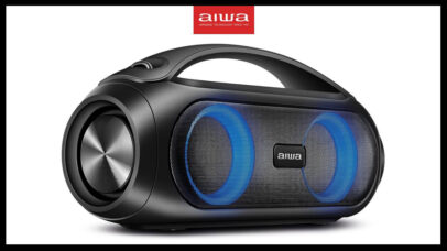 Oferta Mês do Consumidor: caixa Boombox da AIWA com desconto de 51%