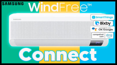 Oferta Semana do Consumidor:  47% de desconto no ar condicionado Samsung WindFree