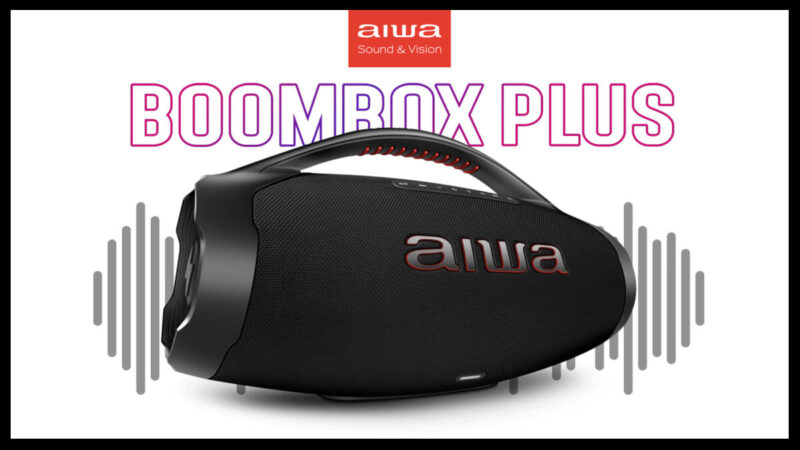 Oferta Semana do Consumidor: caixa Boombox Plus da AIWA com desconto de 71%
