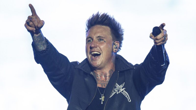 Jacoby Shaddix, vocalista do Papa Roach, em 2025 (Foto: Harmony Gerber / Getty Images)