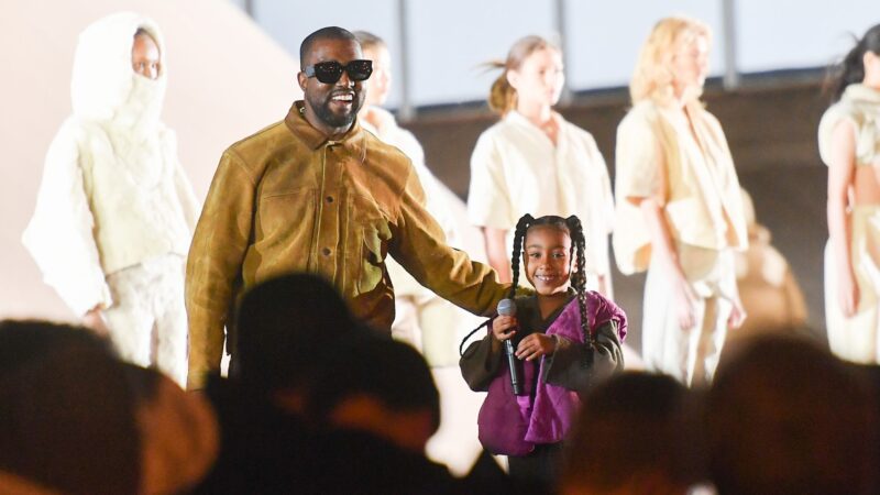 Kanye West e North West