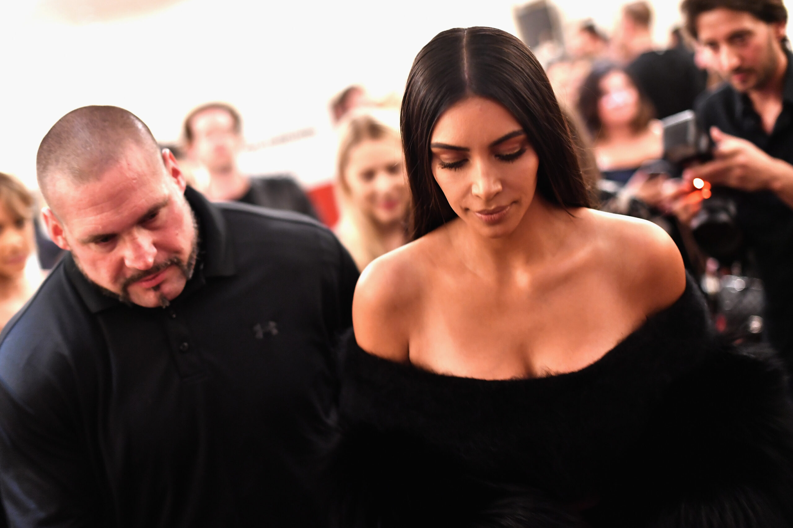 Kim Kardashian West e o segurança Pascal Duvier