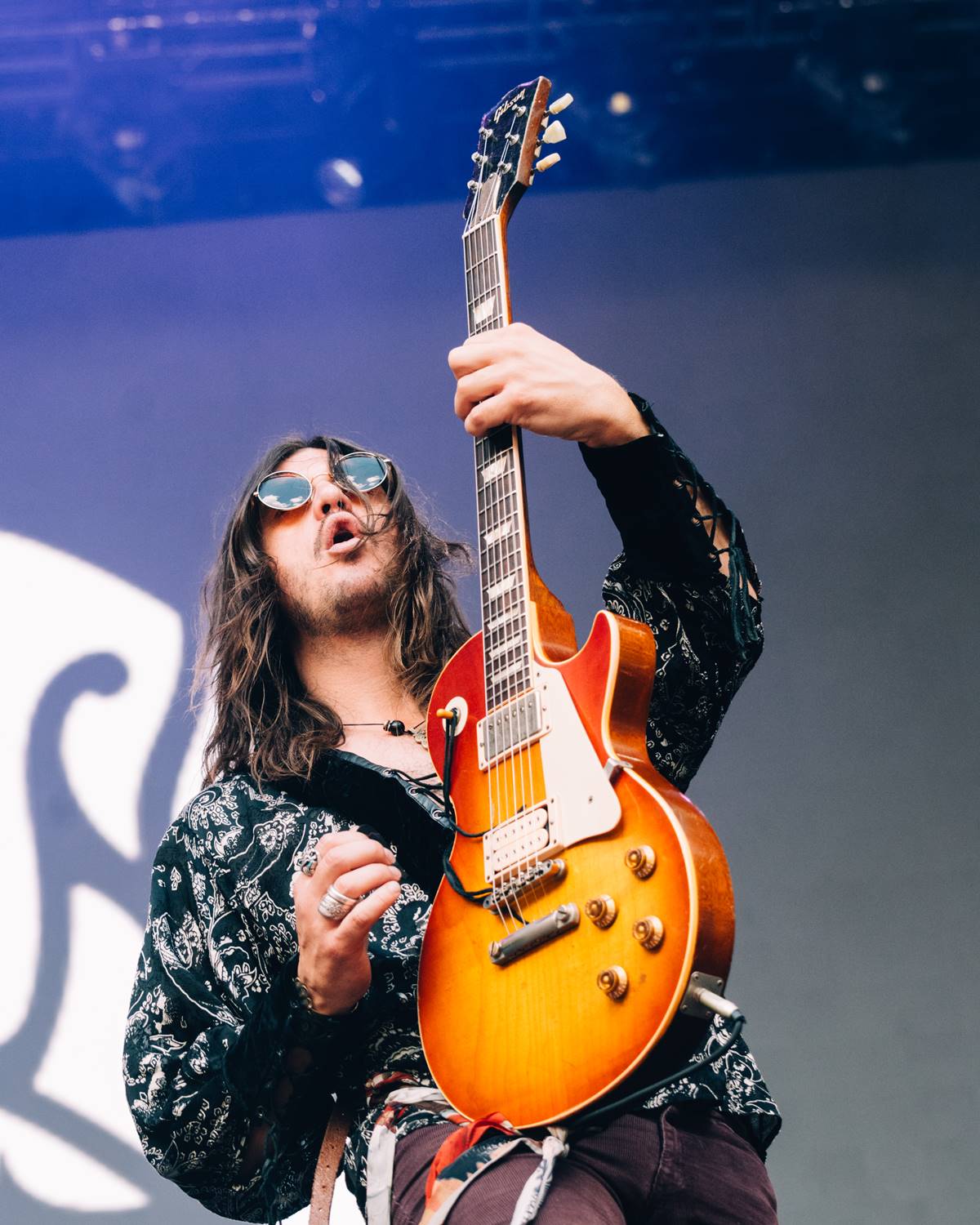 Dirty Honey ao vivo no Monsters of Rock 2026 (Foto: Ellen Artie @ellenartie)