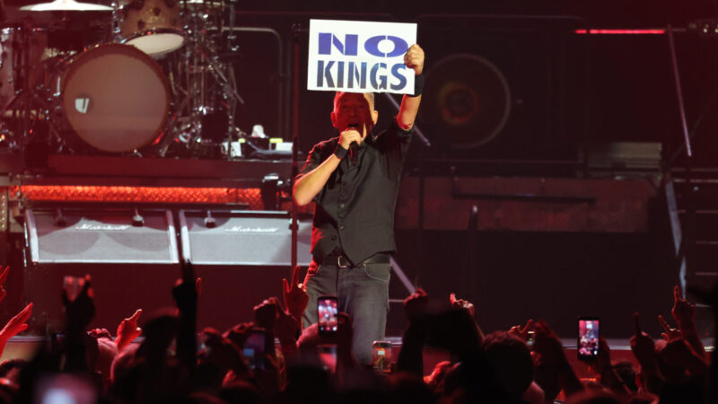 Bruce Springsteen em show em Minneapolis, Minnesota, no dia 31 de março