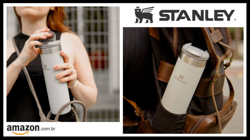 Ofertas 4.4 Amazon: até 40% de desconto na garrafa térmica da Stanley