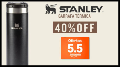 Ofertas 5.5 Amazon: 40% de desconto na garrafa térmica da Stanley