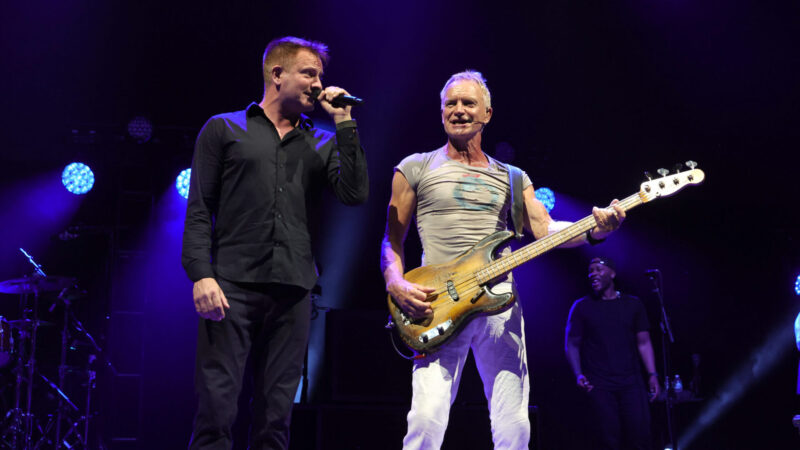 Sting e seu filho mais velho, Joe Sumner, em Nova York