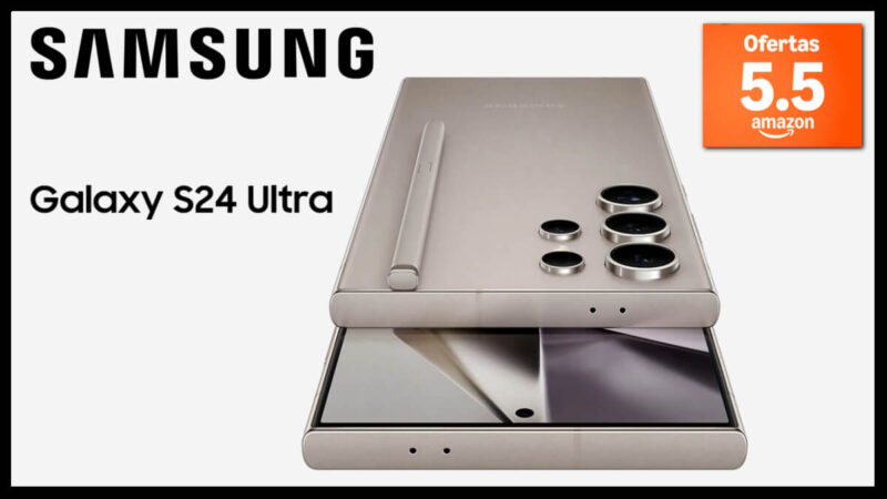 Ofertas 5.5 Amazon: descontos de até 51% no Galaxy S24 Ultra da Samsung
