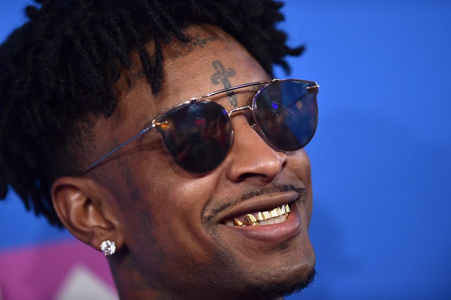 O rapper 21 Savage (Foto: Lionel Hahn/Abaca/Sipa USA_