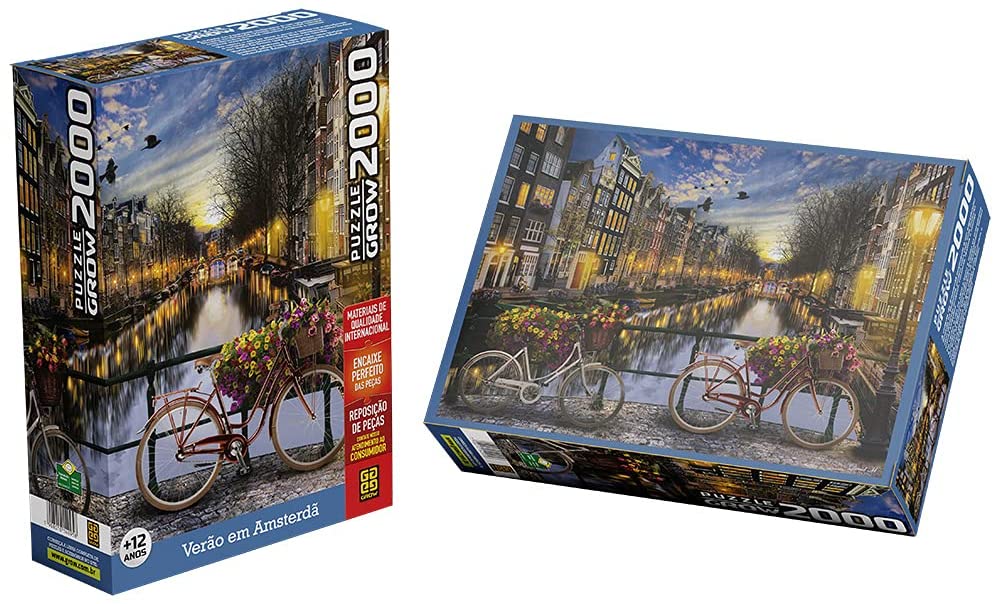 Grow Puzzle 2000 peças A Livraria