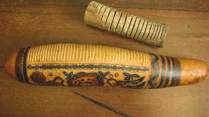 Macumba, um instrumento de percussão. Foto: Reprodução.