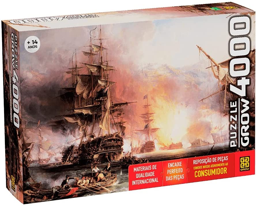 Quebra-Cabeça Bombardeio em Argel 4000 Peças