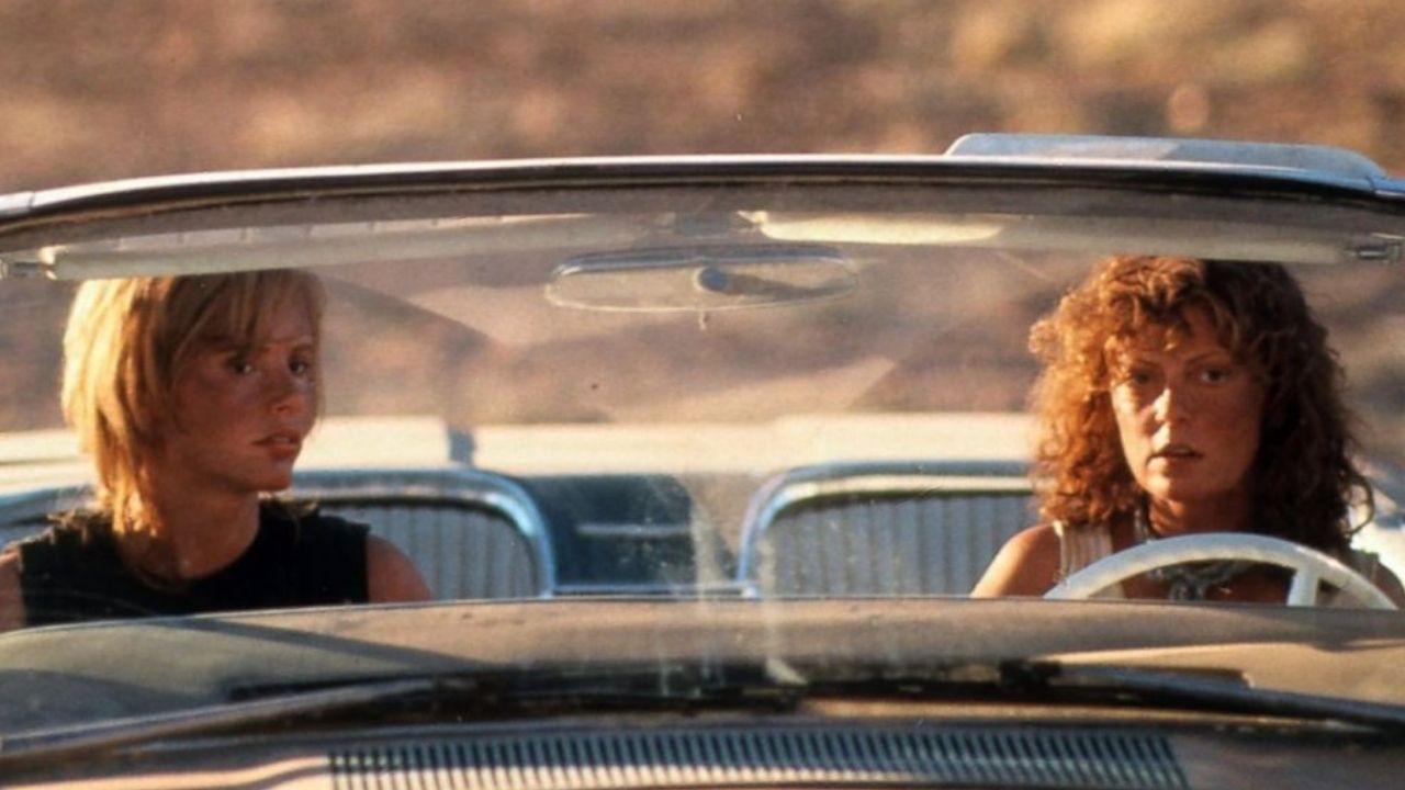 Susan Sarandon e Geena Davis em Thelma & Louise (1991) (Foto: Divulgação)