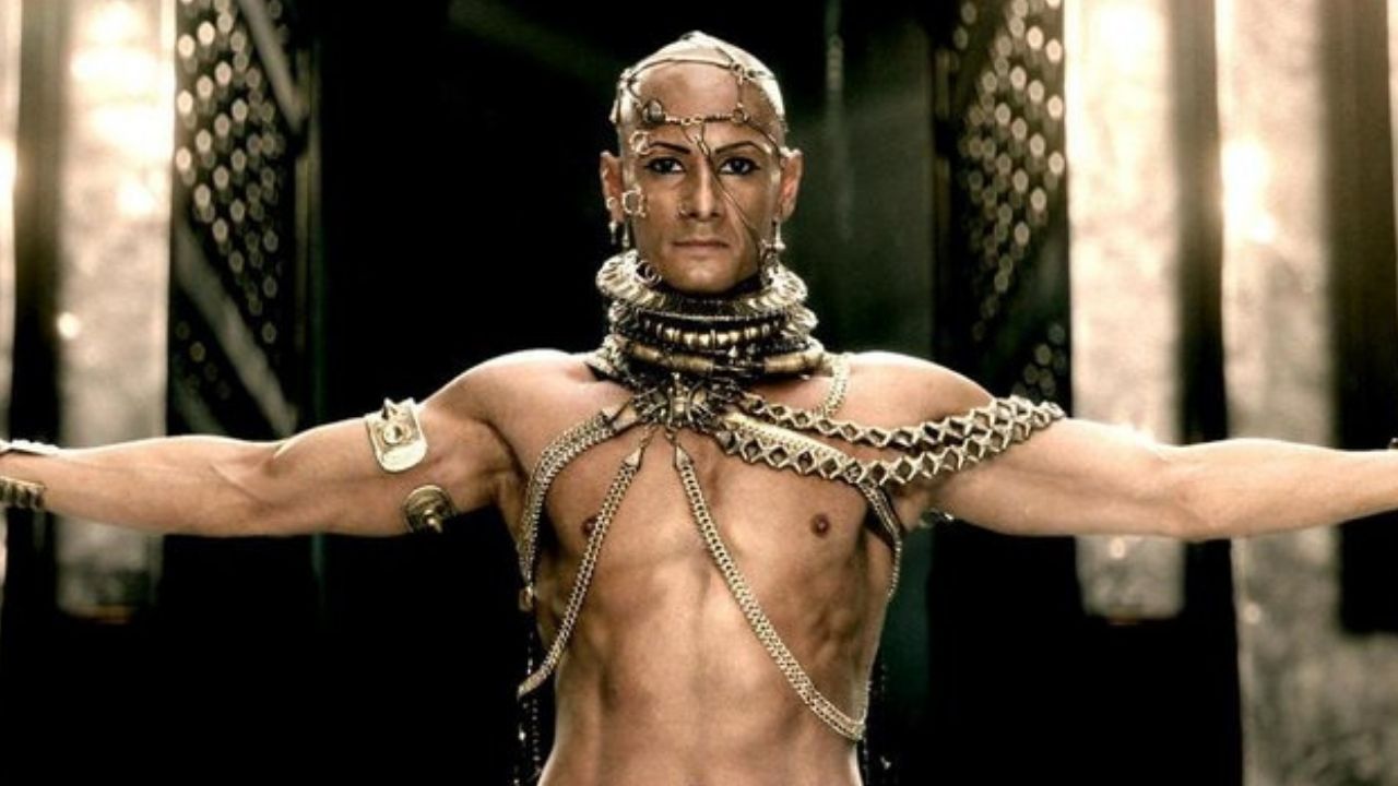  Rodrigo Santoro em 300 (2006) (Foto: Divulgação)