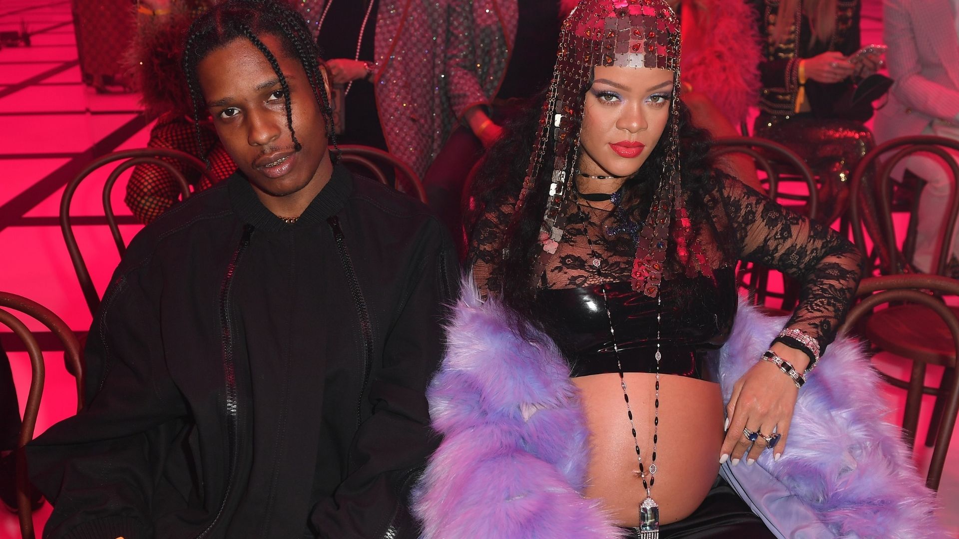 A$AP Rocky e Rihanna (Foto:  Jacopo M. Raule / Getty Images for Gucci)