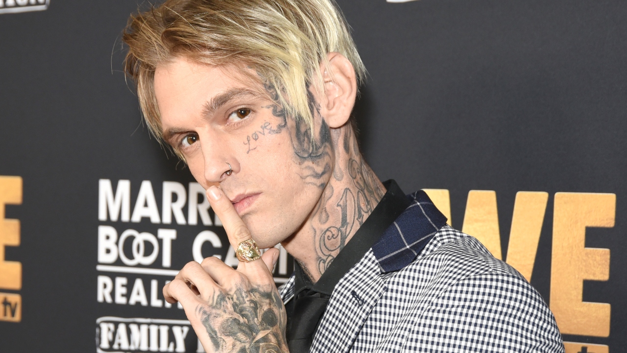 Aaron Carter (Foto: Presley Ann / Getty Images for WE tv)