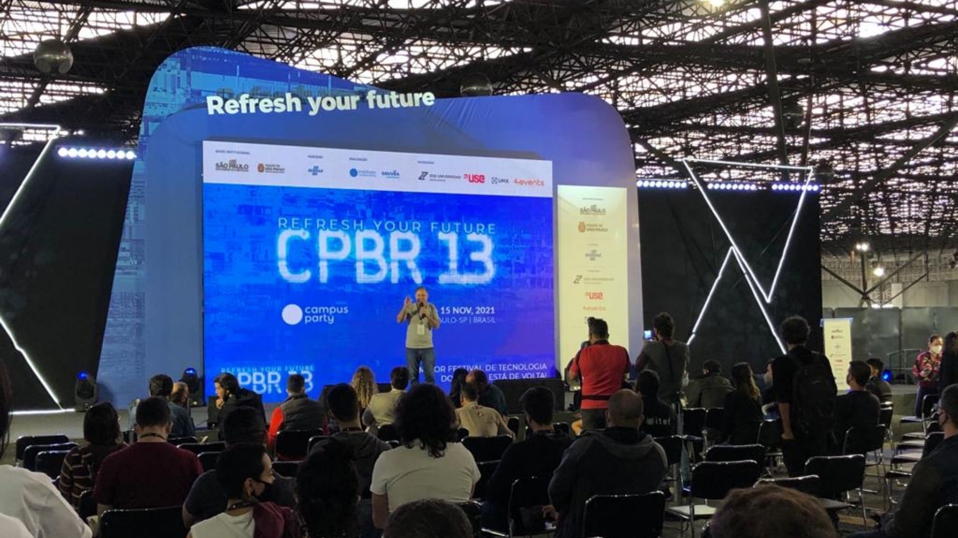 Abertura Campus Party 2021 (Foto: Rolling Stone Brasil / Vitória Campos)