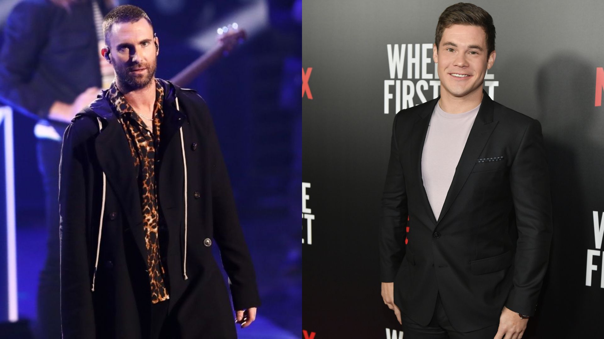 Adam Levine (Foto: Getty Images / Rich Polk / Correspondente) e Adam Devine (Foto: Neilson Barnard/Getty Images for Netflix)