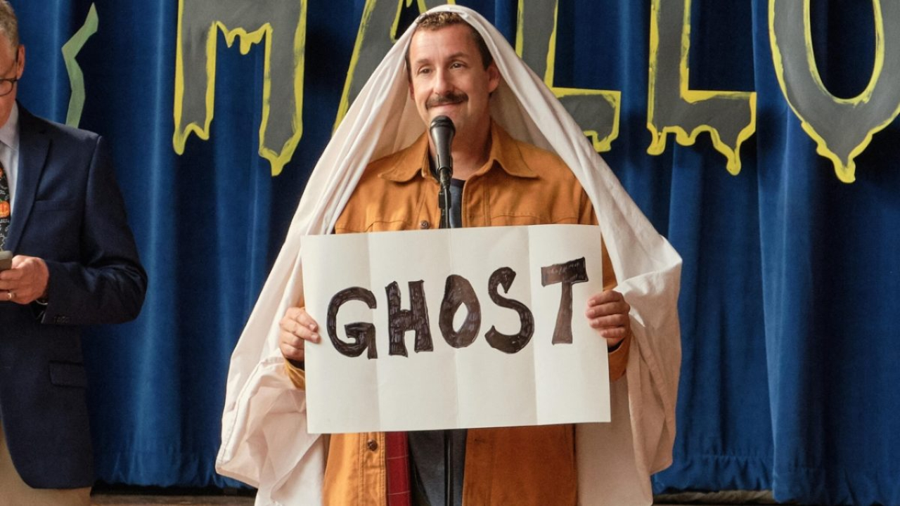 Adam Sandler em "O Halloween do Hubie"