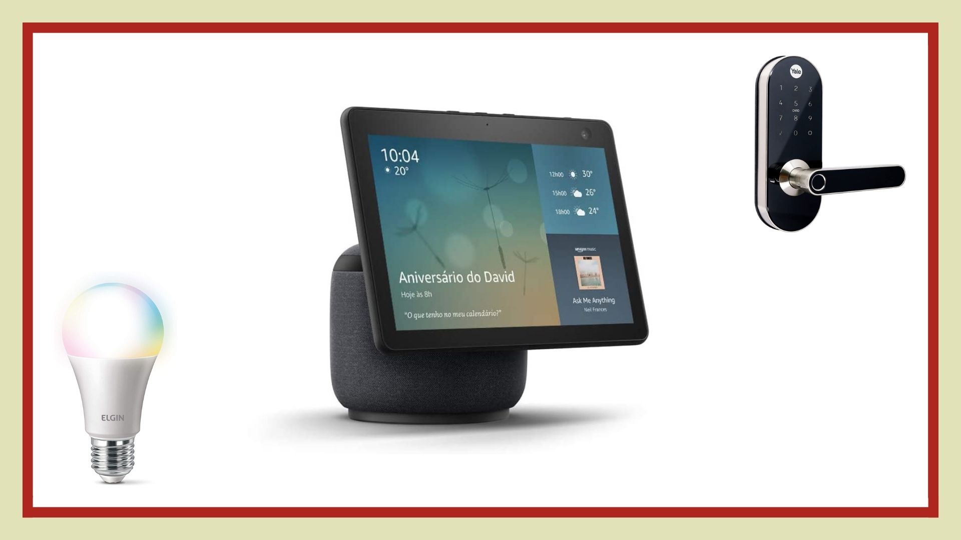 Itens tecnológicos com Alexa integrada. Confira e adquira todos por meio da Amazon!