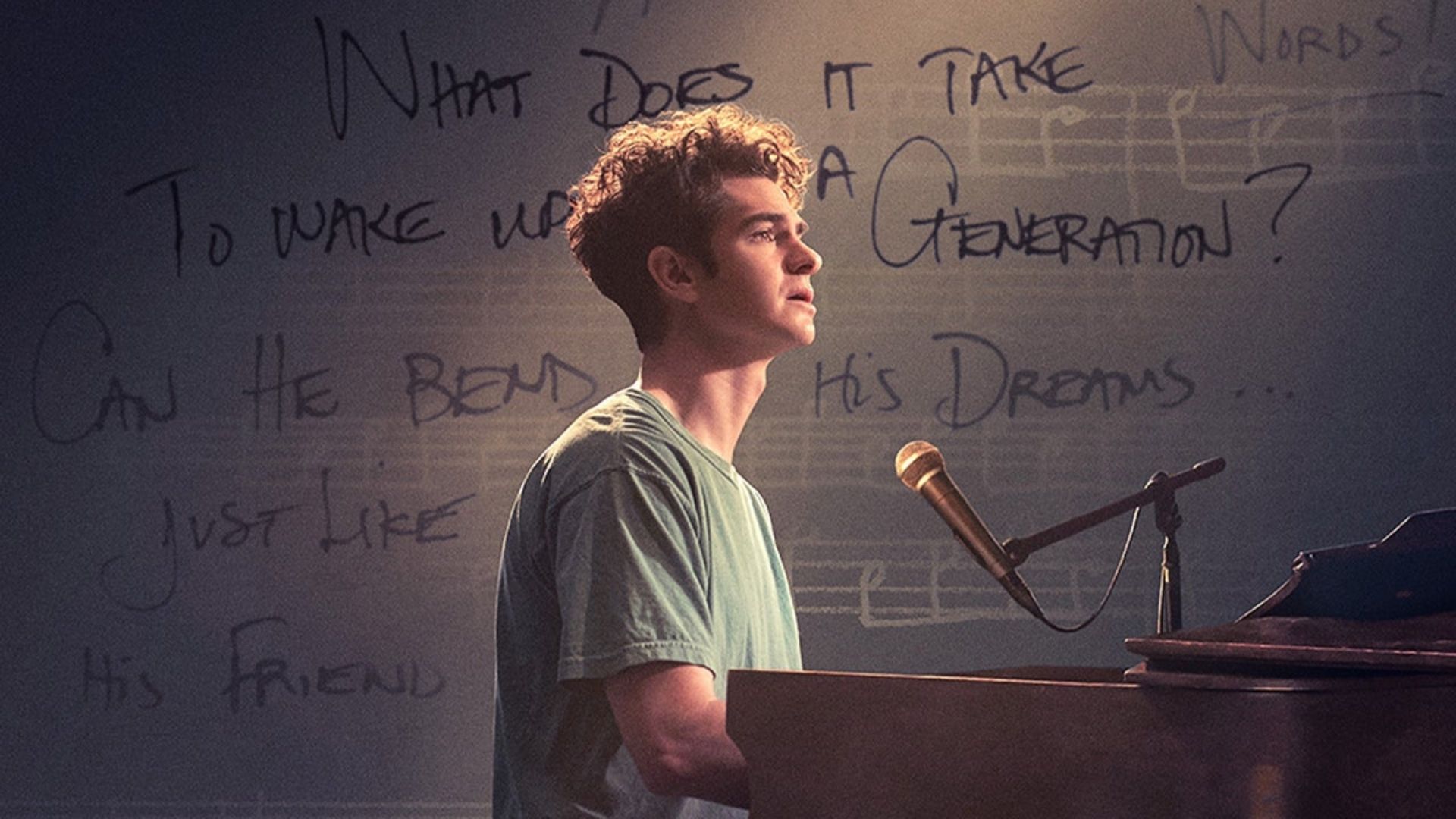 Andrew Garfield em Tick, Tick... Boom! (Foto: Divulgação / Netflix)