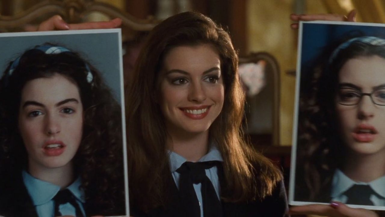 Anne Hathaway em O Diário Da Princesa (Foto:Reprodução /Twitter)