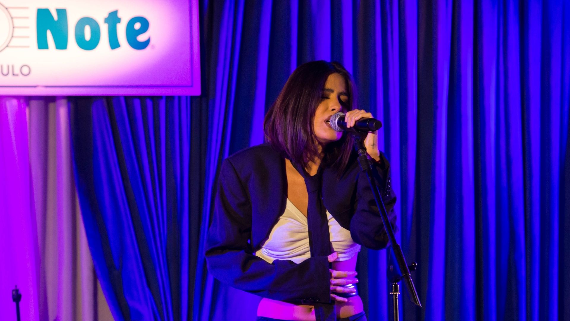 Antonia Morais no Blue Note SP (Foto: Paulo Santos / Rolling Stone Brasil)