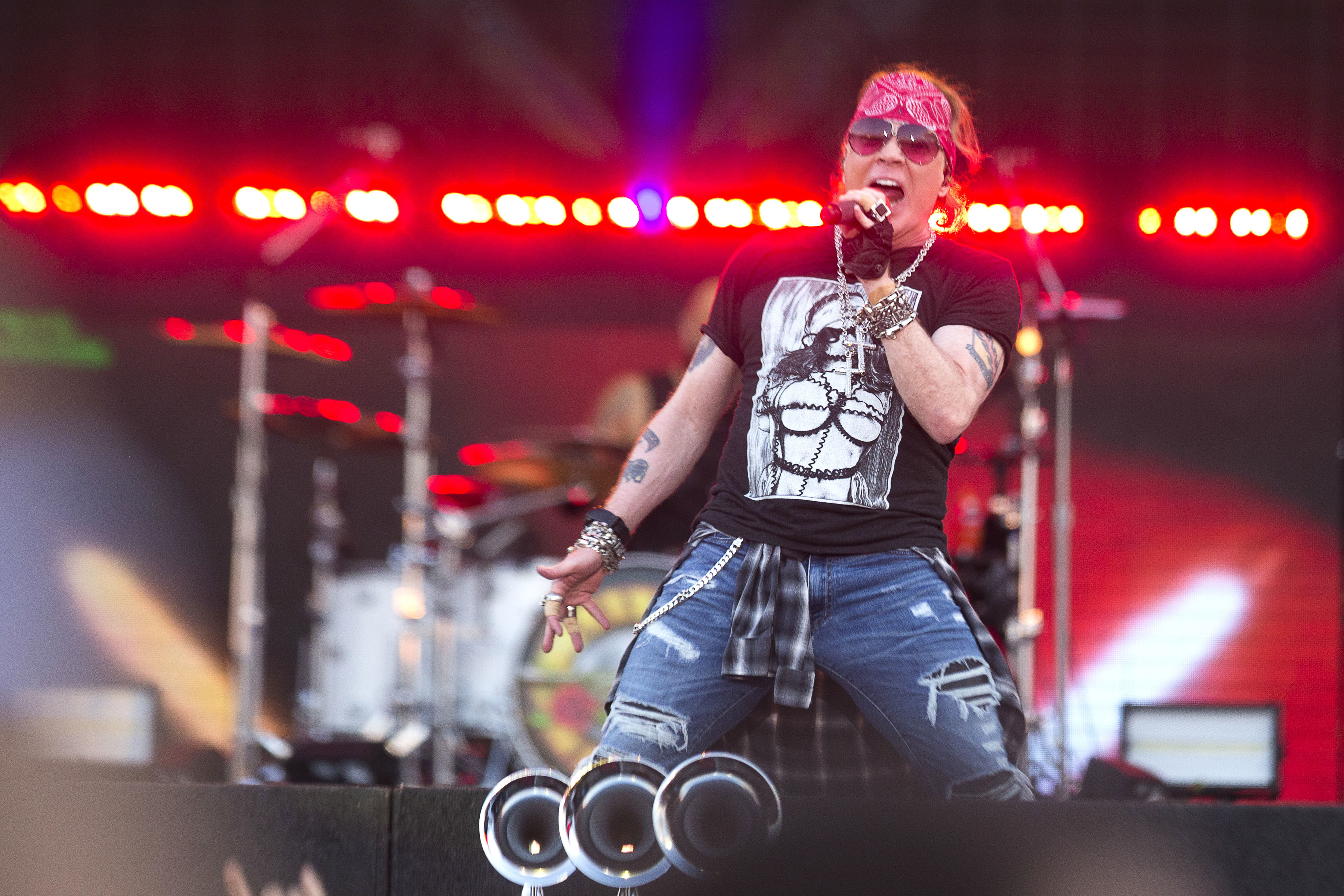 Axl Rose, do Guns N' Roses (Foto: DyD Fotografos / AP Images)