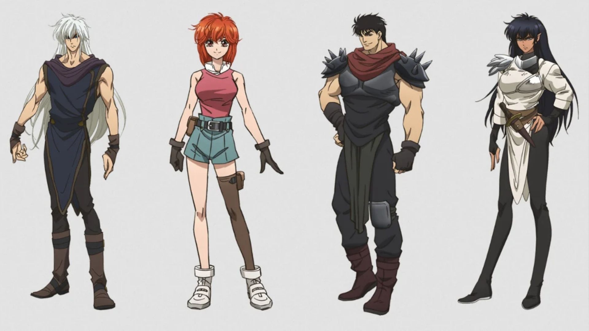 anime bastard!! personagens 