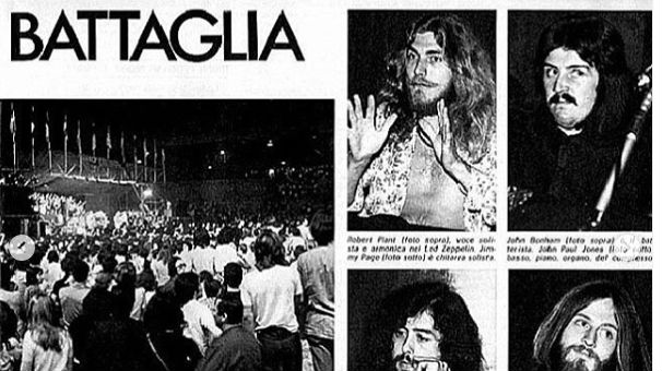 Jimmy Page relembra quando o Led Zeppelin teve show brutalmente atacado pela polícia na Itália