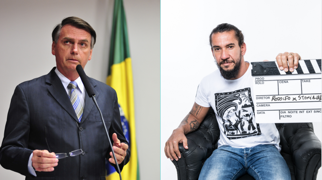 Jair Bolsonaro e Rodolfo Abrantes (Foto 1: Gustavo Lima / Câmara dos Deputados / Wikimedia e Foto 2: Divulgação)