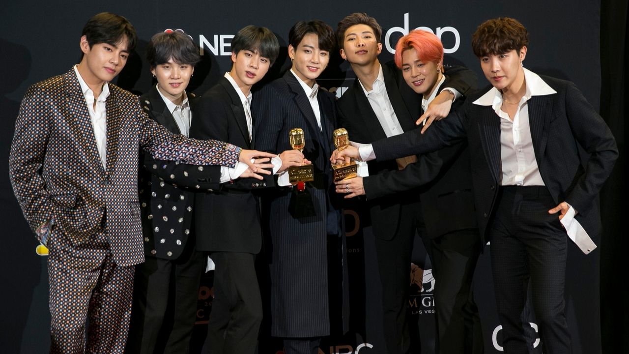 BTS (Foto: Richard Brian/Sipa via AP Images)