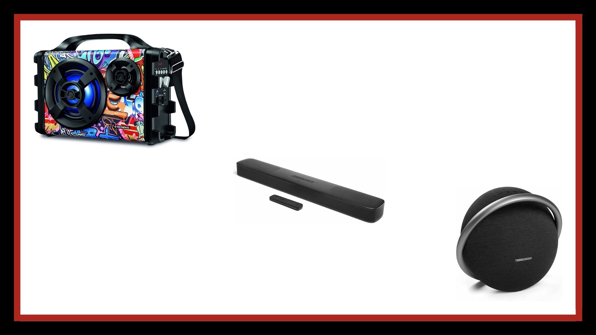 Potentes, modernas e perfeitas para seu lar. Confira as caixas de som e soundbars que você precisa ter em sua casa