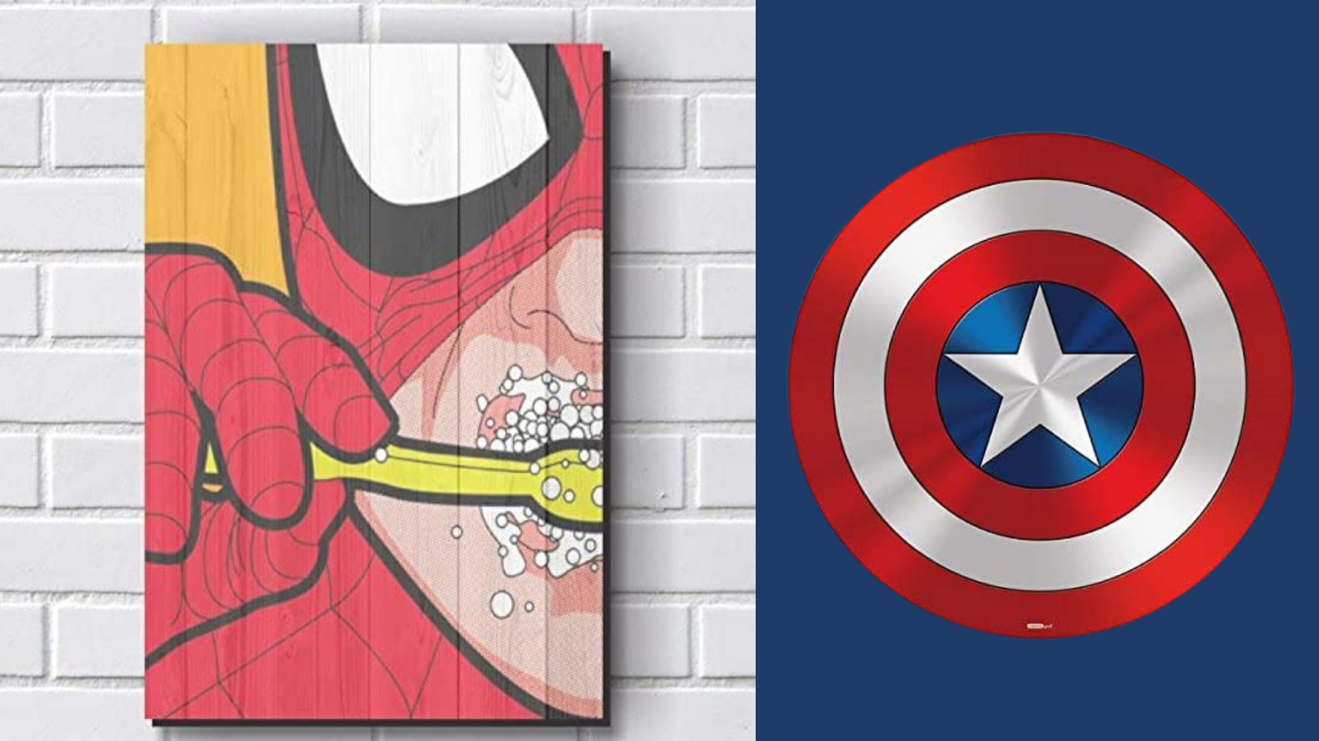 Papel de parede, placa decorativa, luminária e outros produtos que vão conquistar os fãs de super-heróis