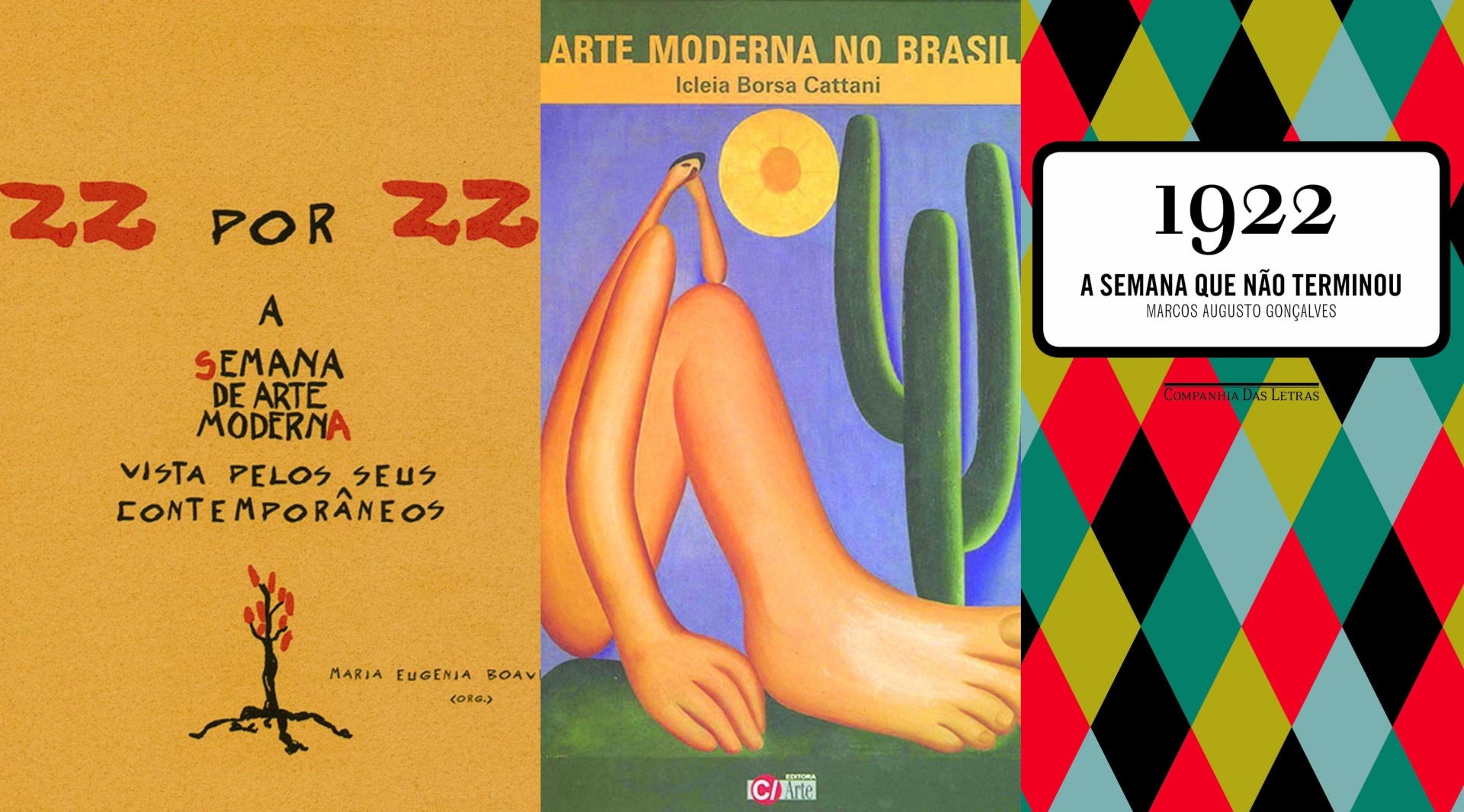 Selecionamos 4 livros para quem deseja se aprofundar na Semana de 22