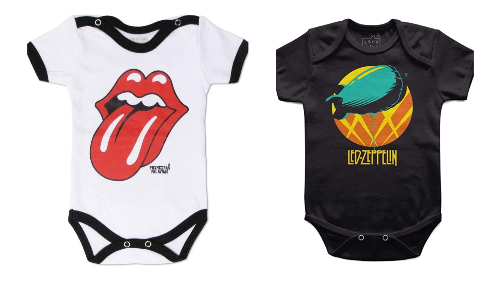 Selecionamos 8 bodys de bebê para os pequenos fãs de música