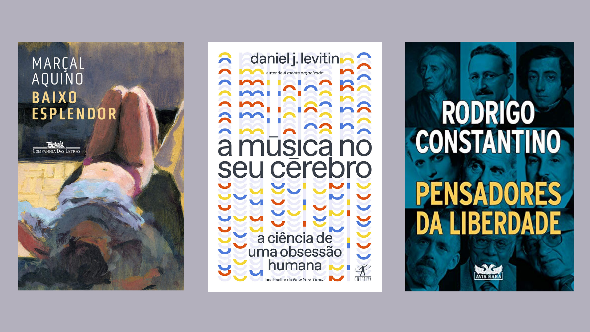 Selecionamos 6 obras incríveis que vão garantir boas leituras no mês de maio