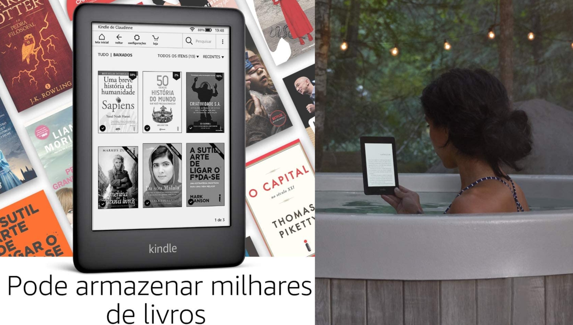 Listamos 7 benefícios e 3 modelos de Kindle que vão conquistar todos os apaixonados por leitura