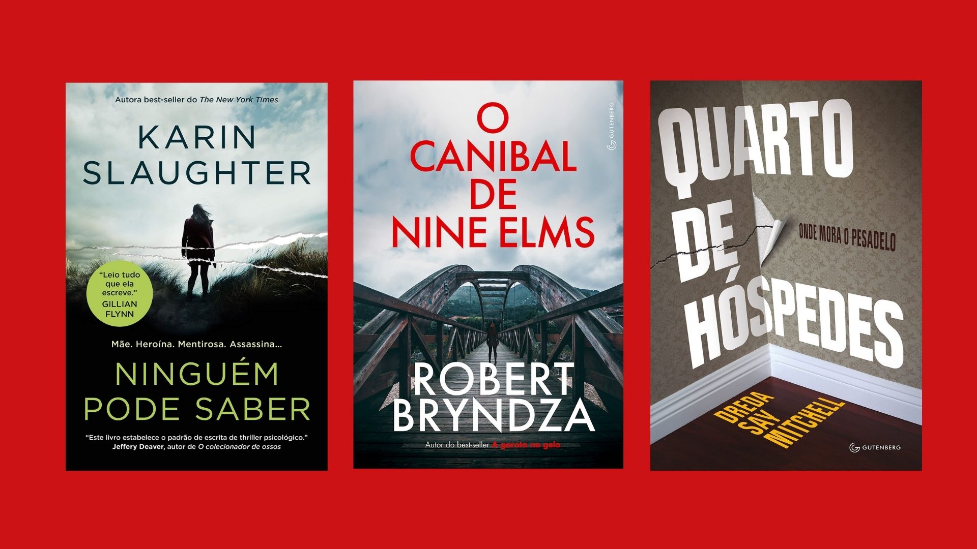 Selecionamos 5 obras em oferta que vão conquistar os fãs de suspense e mistério
