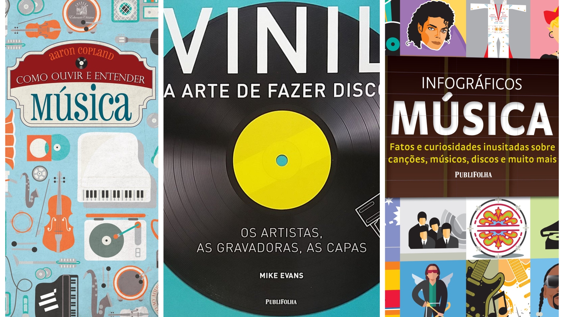 Selecionamos 7 livros essenciais para os amantes de música