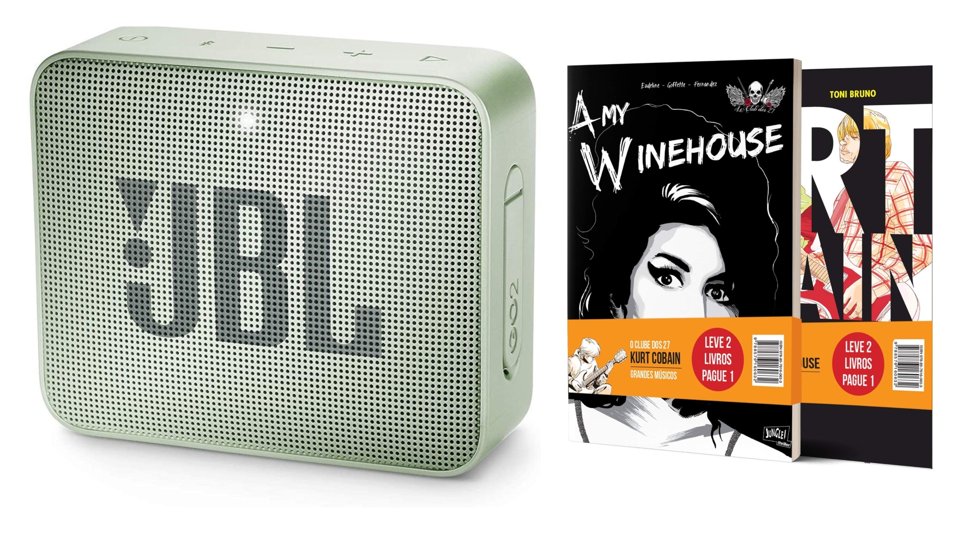 Caixa de som, livros, vitrola e outros itens que vão garantir o presente ideal