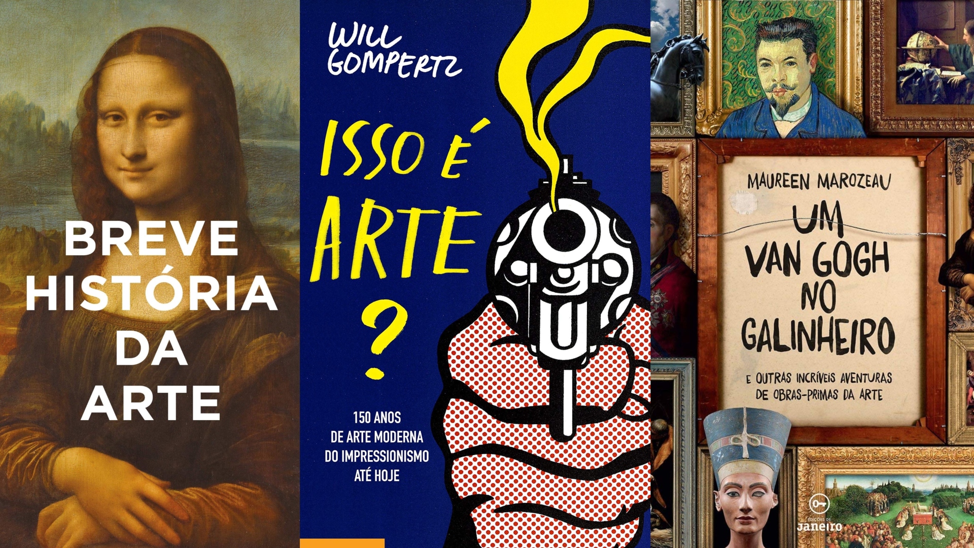 Selecionamos 21 livros incríveis que vão conquistar os fãs de arte