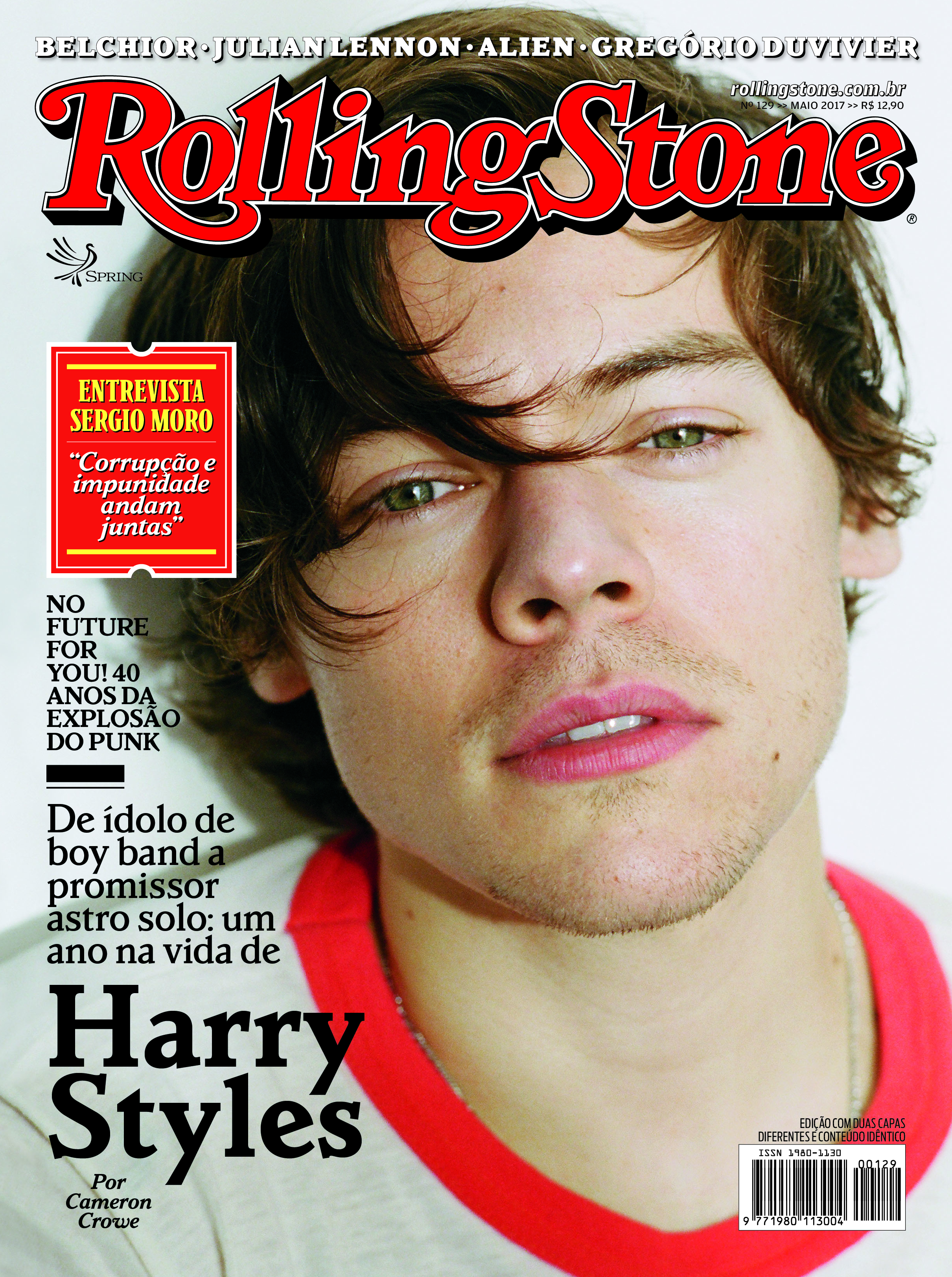 Harry Styles e os 40 anos da explosão do punk na capa do mês