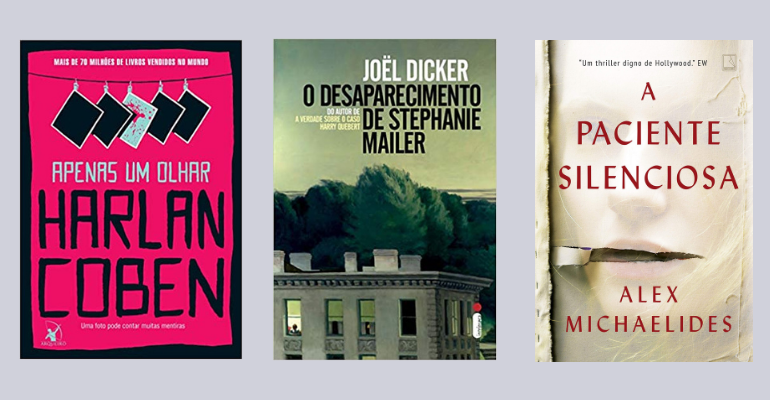 Selecionamos 6 suspenses que vão garantir boas horas de leitura