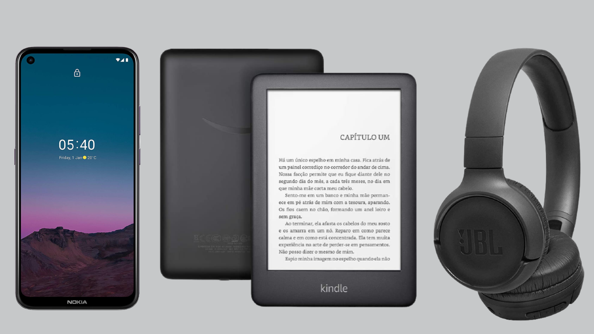 Kindle, smartphone, Echo Dot e outros eletrônicos para presentear o seu pai