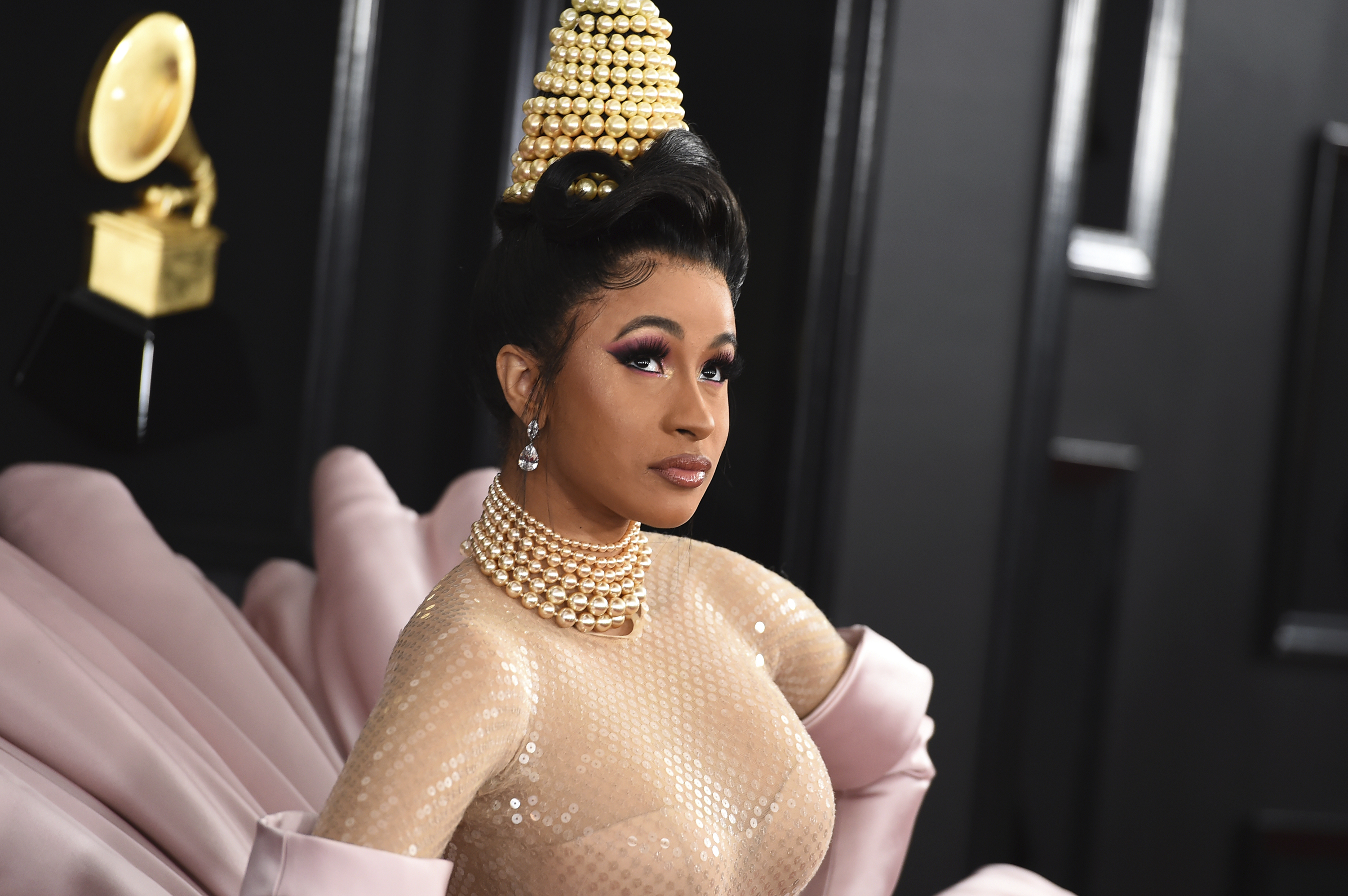 Cardi B na 61ª edição do Grammy Awards  (Foto: Jordan Strauss / Invision / AP)