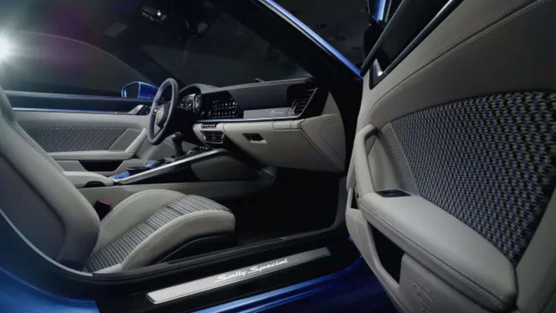 Interior da Porsche 911 Sally